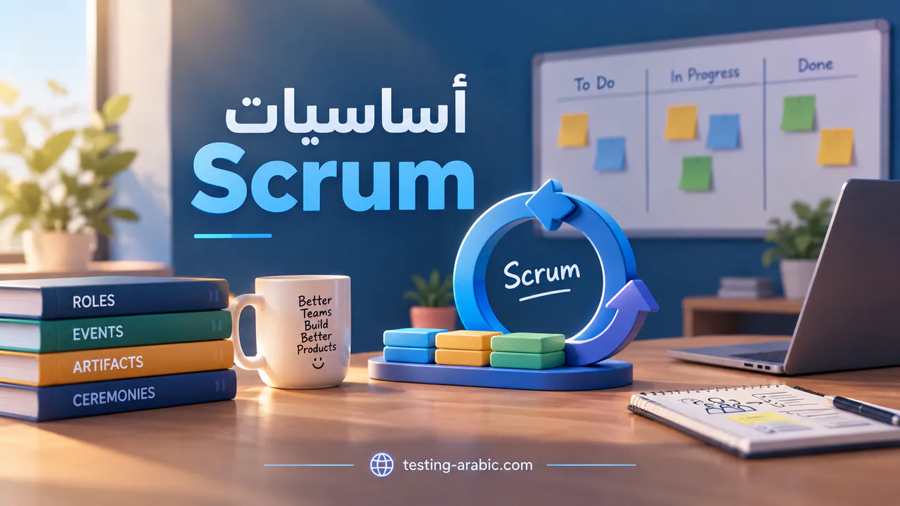 غلاف دورة أساسيات Scrum